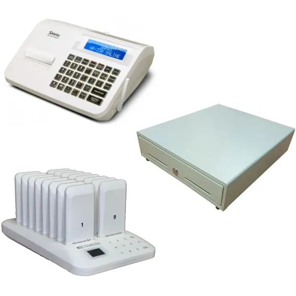 Starter Pack M - Induló csomag, NR-330-al, választható kasszafiókkal és hívórendszerrel